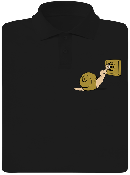 Špehovanie pánska polokošeľa Black