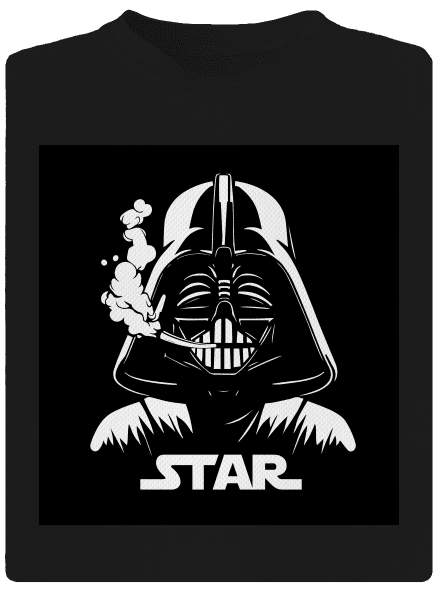 Darth Star detské športové tričko Black