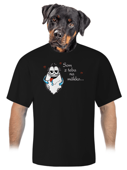 Vajcia unisex tričko oversized Black