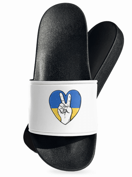 Ukrajina - Mier šľapky White