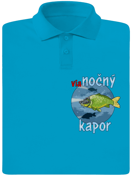 Vianočný kapor pánska polokošeľa Blue Atol