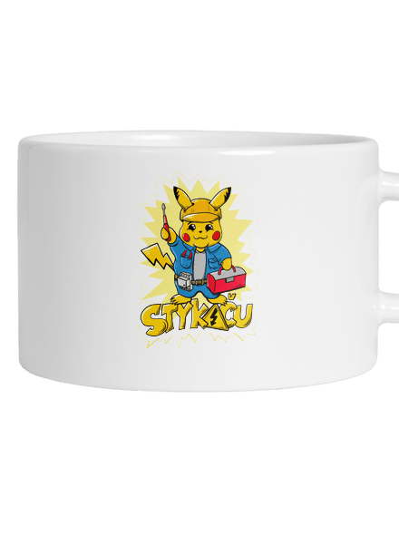 Stykaču hrnček makronka White