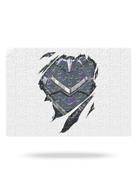 Panther inside puzzle White