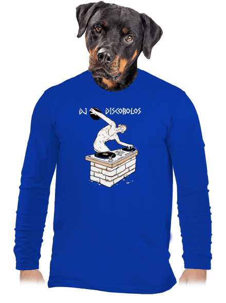 DJ Discobolos pánske dlhý rukáv Royal Blue