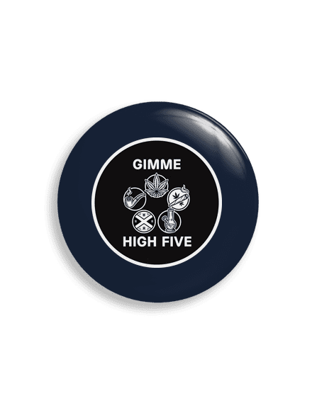 Gimme high five placka 