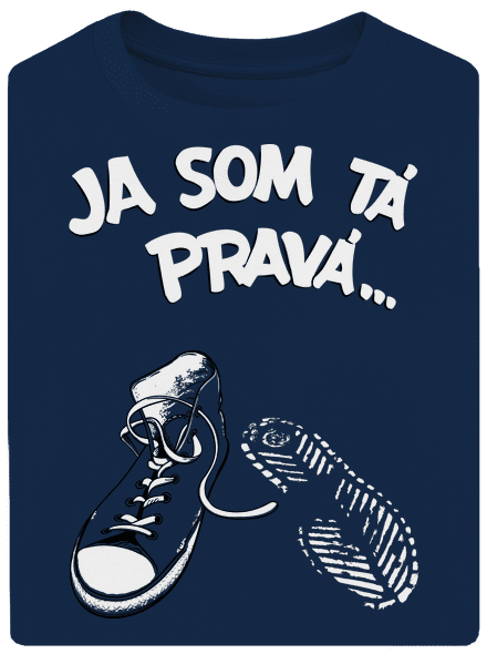 Hľadám tú pravú unisex tričko oversized Midnight Blue