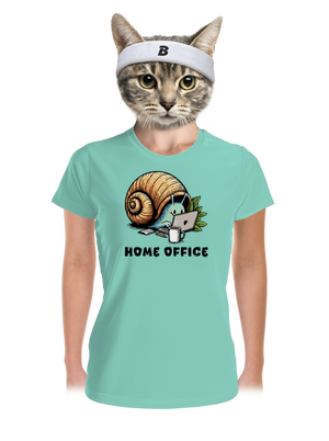 Slimákov home office dámske športové tričko Mint Mal