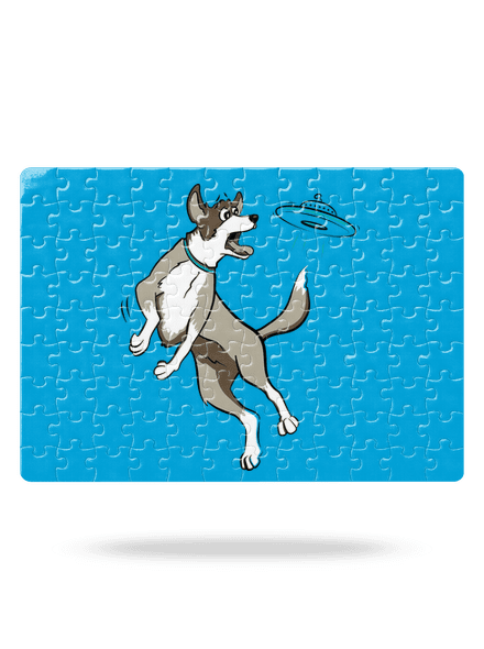 Lietajúci tanier puzzle White