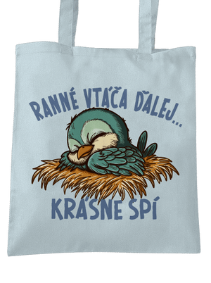 Ranné vtáča spí taška Pastel Blue