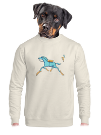 unisex mikina bez kapucne