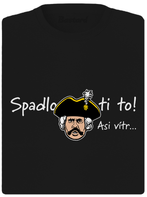 Spadlo ti to dámske športové tričko Black