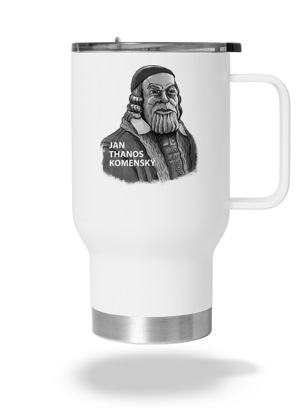 Jan Thanos Komenský termohrnček White