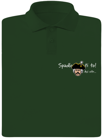 Spadlo ti to pánska polokošeľa Bottle Green Mal
