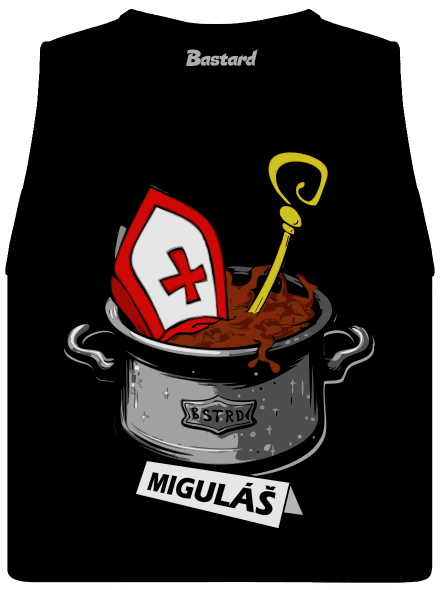 Miguláš dámske tielko voľné Black