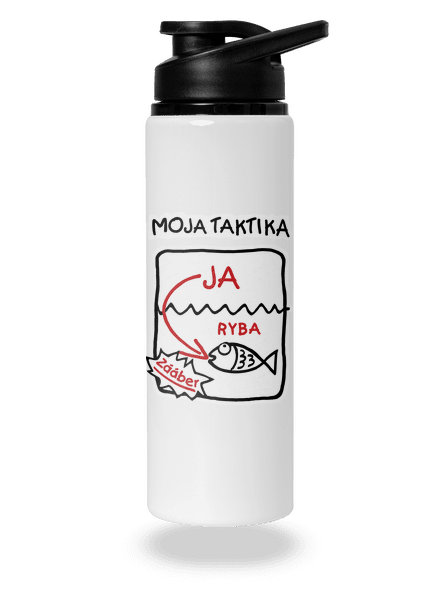 Rybárska taktika flaša na vodu White