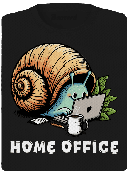 Slimákov home office dámske športové tričko Black