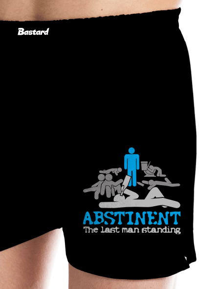 Abstinent pánske trenky Black