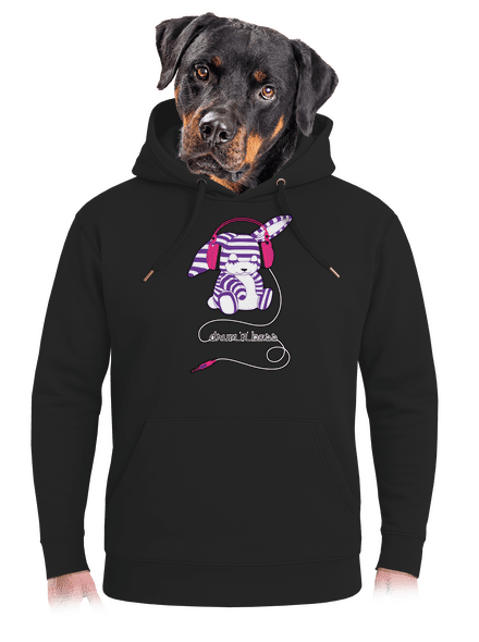 DNB unisex mikina premium Dark Black