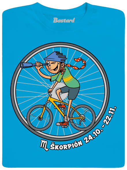 Cyklistický horoskop: Škorpión detské tričko Atoll