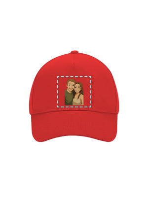 Ghibli efekt z vlastnej fotky šiltovka baseballka Classic Red