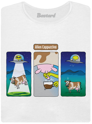 Alien Cappuccino dámske tričko prémium White