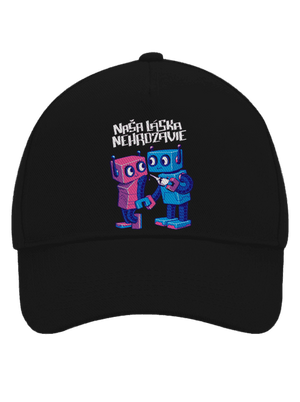 Roboti šiltovka baseballka Black
