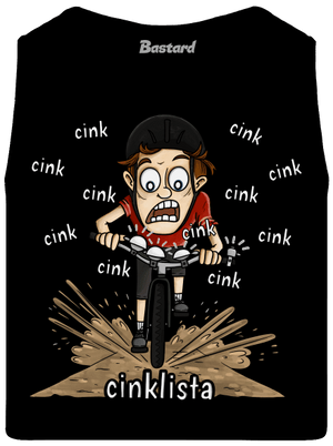 Cinklista pánske tielko Black