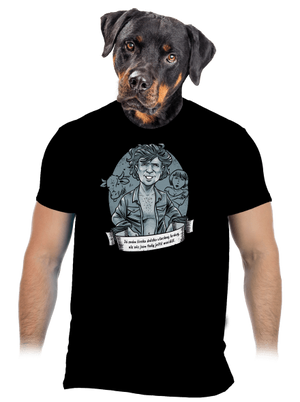 B14: Léto s kovbojem pánske tričko Black