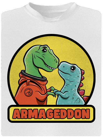 Armageddon detské športové tričko White