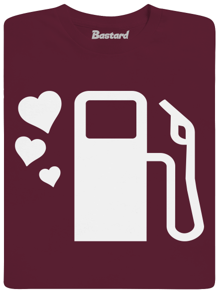Plnú prosím pánske tričko Burgundy