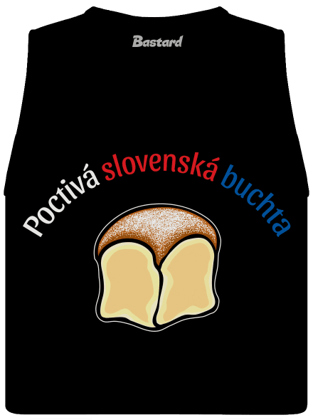 Poctivá buchta a klobása dámske tielko voľné Black