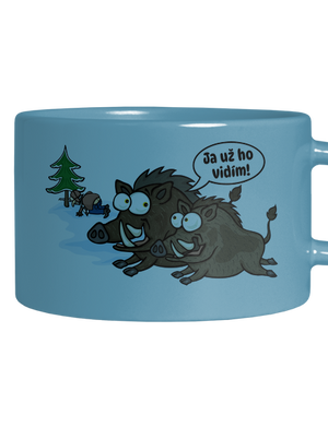 Ja už ho vidím hrnček makronka Blue Macaron