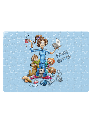 Mamičky home office puzzle White