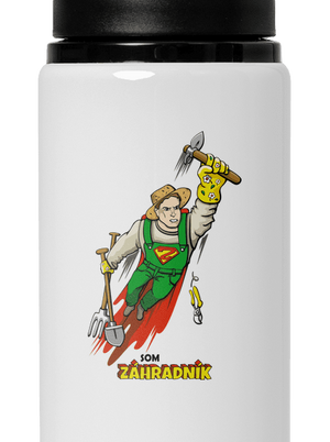 Záhradník flaša na vodu White