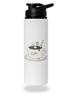 Kto zabil cukrík? flaša na vodu White