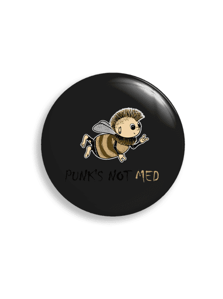 Punks Not Med  White