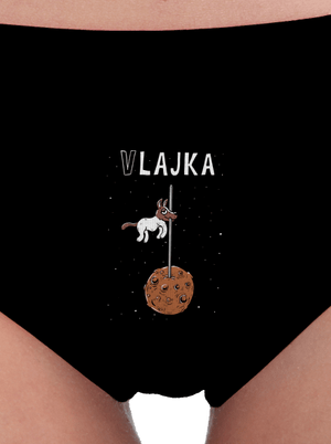 Vlajka dámske nohavičky Black