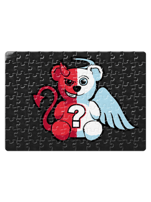 Anjel vs. diabol puzzle White