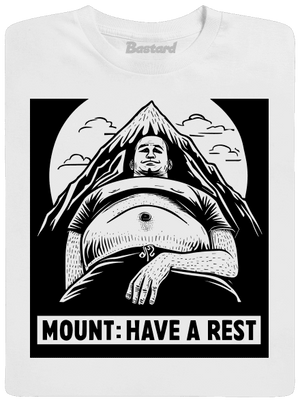 Mount have a rest pánske dlhý rukáv White