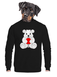 unisex mikina bez kapucne