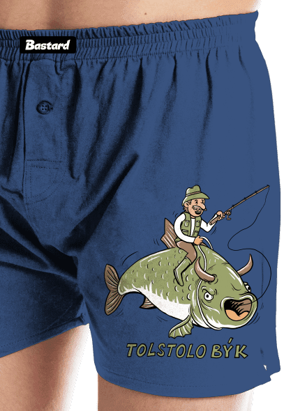 Tolstolobýk pánske trenky Blue