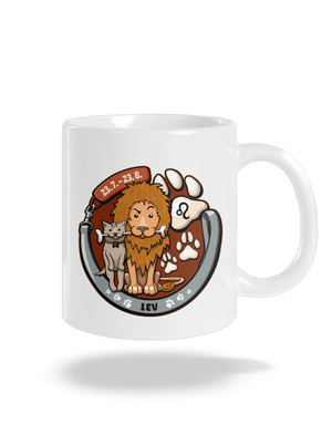 Psí horoskop: Lev klasický hrnček White