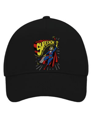 Supermom šiltovka baseballka Black