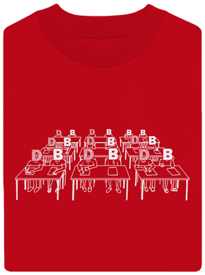 Cimrman: Debil, blbeček unisex mikina bez kapucne Red