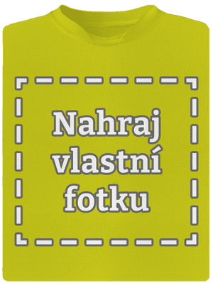 Vlastná potlač detské športové tričko Neon Yellow