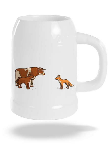 Vůl, pes a vulpes polliter White
