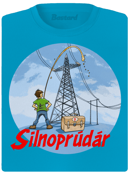 Silnoprúdár dámske športové tričko Blue Atol