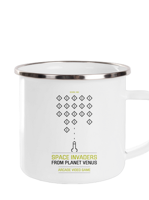 Space Invaders plecháčik White