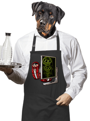 Rentgen Matriošky zástera Dark Grey