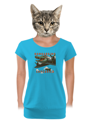 dámske tričko s lemom